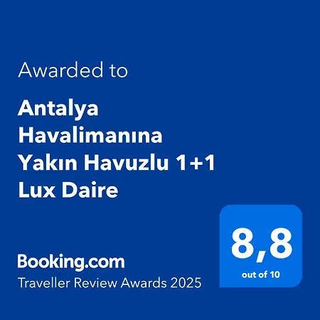 Apartament Havalimani Manzarali Lux Aksu (Antalya)